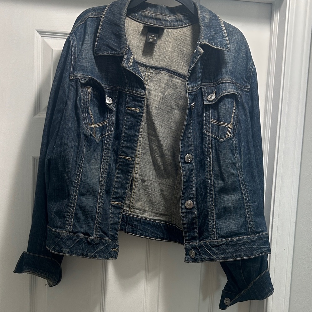 Lane Bryant Dark Blue Denim Jacket